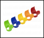 Sealey SCSGCOMBO Premium Pressure Solvent Sprayers & Colour-Coded Caps Combo 1L