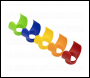 Sealey SCSGC Pressure Sprayer Colour-Coded Caps 5pc