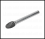 Sealey SDB04 Tungsten Carbide Rotary Burr Oval 10mm