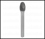 Sealey SDB04 Oval Tungsten Carbide Rotary Burr 10mm