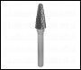 Sealey SDB06 Tungsten Carbide Rotary Burr Conical Ball Nose 10mm