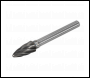 Sealey SDBC3 Tungsten Carbide Rotary Burr Oval Ripper/Coarse