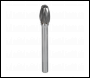 Sealey SDBC4 Tungsten Carbide Rotary Burr Arc Round Nose Ripper/Coarse
