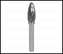 Sealey SDBC5 Ripper/Coarse Flame Tungsten Carbide Rotary Burr