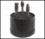 Sealey SDBCK3 Tungsten Carbide Rotary Burr Set 3pc - Ripper/Coarse