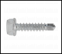 Sealey SDHX4219 Self-Drilling Screw 4.2 x 19mm Hex Head Zinc Pack of 100