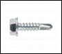 Sealey AB061SDH Self-Drilling Screw Assortment 410pc Hex Head Zinc
