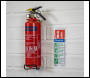 Sealey SDPE01 Dry Powder Fire Extinguisher 1kg