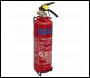 Sealey SDPE01 Fire Extinguisher 1kg Dry Powder