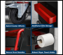 Sealey SDS1R Diagnostic Tablet & Trolley - Red