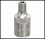 Sealey SET001 Premier TRX-Star* Socket 1/4 inch Sq Drive E4
