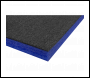 Sealey SF30B Easy Peel Shadow Foam® 1200 x 550 x 30mm - Blue/Black