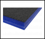 Sealey SF50B Easy Peel Shadow Foam® 1200 x 550 x 50mm - Blue/Black