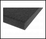 Sealey SF50BK Easy Peel Shadow Foam® 1200 x 550 x 50mm - Black/Black