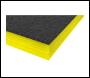 Sealey SF50Y Easy Peel Shadow Foam® 1200 x 550 x 50mm - Yellow/Black