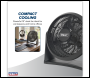 Sealey SFF12 12 inch  Small Desk Fan 3-Speed 230V