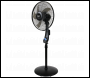 Sealey SFF16Q 16 inch  Quiet High Performance Oscillating Pedestal Fan