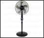 Sealey SFF16Q 16 inch  Quiet High Performance Oscillating Pedestal Fan