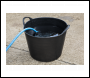 Sealey SFT40 Heavy-Duty Flexi Tub 40L - Black