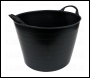 Sealey SFT40 Heavy-Duty Flexi Tub 40L - Black