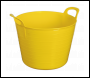 Sealey SFT40Y Heavy-Duty Flexi Tub 40L - Yellow