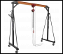 Sealey SG1000KITG Portable Adjustable Gantry Crane with Geared Trolley Combo 1 Tonne