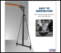 Sealey SG500 Portable Lifting Adjustable Gantry Frame 0.5 Tonne