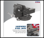 Sealey SGV100L 100mm SG Iron Vice with Swivel Base