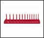 Sealey SH3813 Premier Socket Holder 3/8 inch Sq Drive 1/4 inch  - 1 inch 