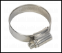 Sealey SHCSS1A Hose Clip Stainless Steel Ø25-38mm Pack of 10