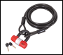 Sealey SHGCL5 Motorcycle Cable Lock 5m