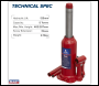 Sealey SJ5 Bottle Jack 5 Tonne