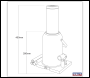 Sealey SJ50 Bottle Jack 50 Tonne