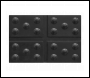 Sealey SJBEX.A05 Cross Slotted Rubber Support for Viking Jacking Beams 82mm
