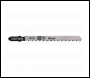 Sealey SJBT101B Jigsaw Blade Hard Wood 100mm 10tpi - Pack of 5