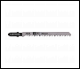 Sealey SJBT101D Jigsaw Blade Hard Wood 100mm 6tpi - Pack of 5