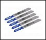 Sealey SJBT118A Jigsaw Blade Metal 92mm 17-24tpi - Pack of 5