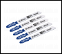 Sealey SJBT118AF Jigsaw Blade Metal 75mm 21tpi - Pack of 5