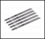 Sealey SJBT127D Jigsaw Blade Aluminium 100mm 8tpi - Pack of 5