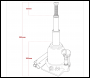 Sealey SJT4 Telescopic Bottle Jack 4 Tonne