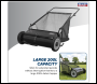 Sealey SLS26 26 inch  Walk Behind Garden Sweeper 200L Capacity