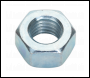 Sealey SN12 Steel Nut 934 - M12 Zinc Pack of 25