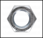 Sealey SN24 Steel Nut DIN 934 - M24 Zinc Pack of 5