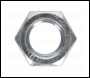 Sealey SN24 Zinc Plated Steel Nut M24, DIN 934 - Pack of 5