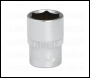Sealey SP1413 Premier Fully Polished Socket 1/4 inch Sq Drive 13mm