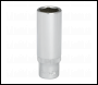Sealey SP1413D Premier Fully Polished Deep Socket 1/4 inch Sq Drive 13mm
