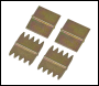 Sealey SR7074 Scutch Blades 25mm - Pack of 4