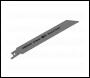 Sealey SRBR622HF Reciprocating Saw Blade for Wood & Plastics 150mm 10tpi - Pack of 5