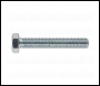 Sealey SS1275 HT Setscrew M12 x 75mm 8.8 Zinc Pack of 10