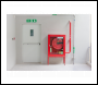 Sealey SS22V1 Worksafe® Fire Exit (Down) Safety Sign - Self-Adhesive Vinyl